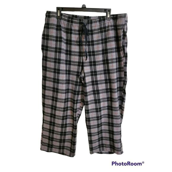 Jockey Other - Jockey Sz L Unisex Warm and Cozy Plaid Pajama Bottoms Short